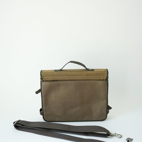 NWOT Skagen water resistant canvas messenger bag / briefcase - Picture 7 of 11